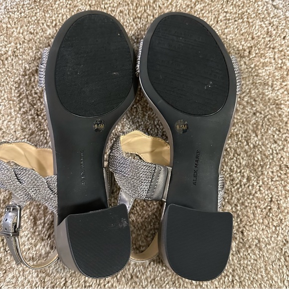 Alex Marie Braided Rope Block Heel Sandals - Picture 4 of 7